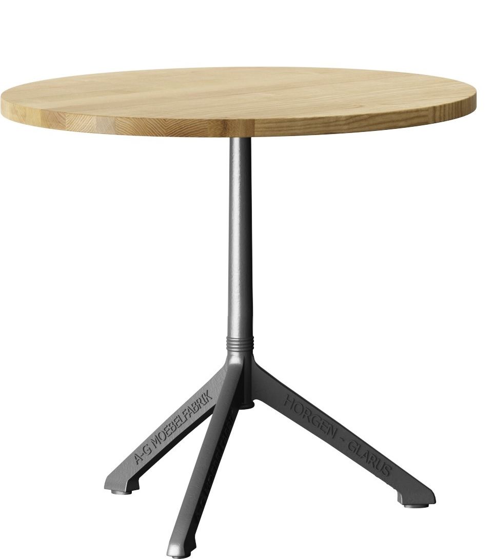 Круглый обеденный стол из массива дерева horgenglarus EPOC ARCH-00042574 - Вид №6