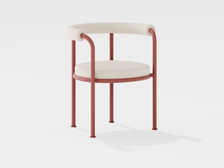 Съемный мягкий садовый стул с подлокотниками FAST Roè ARCH-00139482