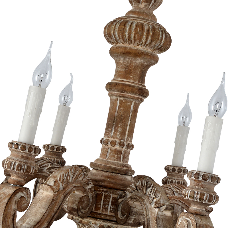 Люстра Necklace 6 от Delight Collection большая коричневая 8998-6D DELIGHT COLLECTION ДИЗАЙНЕРСКИЕ 247050 Коричневый  - Вид №2