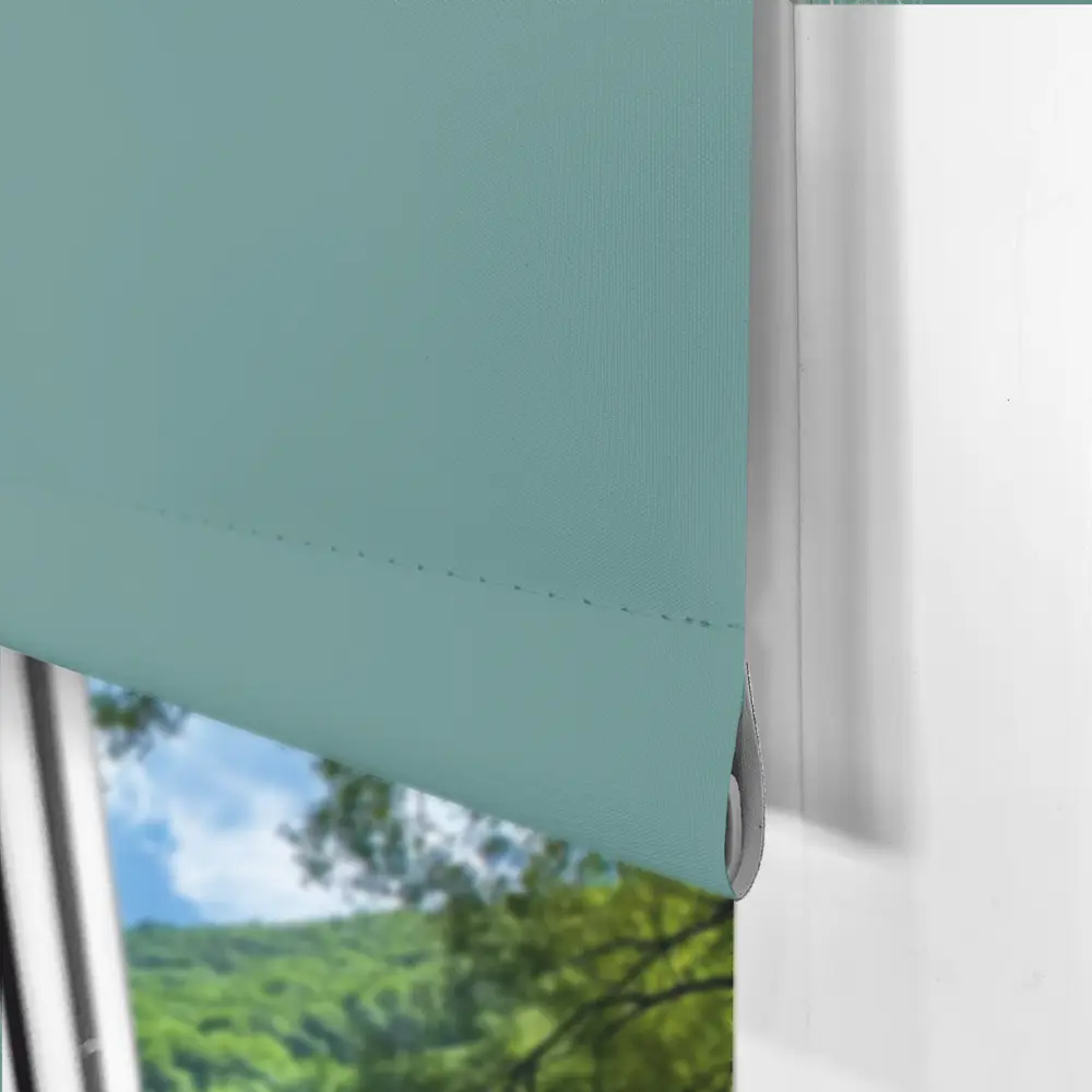 Штора рулонная блэкаут Inspire Santos 120x175 см бирюзовая Celadon 2 82692246 STLM-2046171 - Вид №5