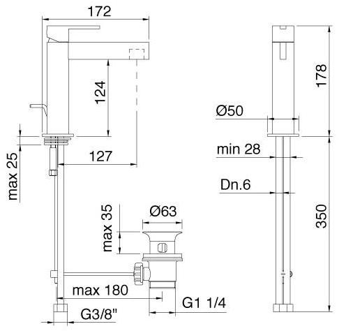 Rubinetterie Treemme Time_out  5111-5110  - Вид №6