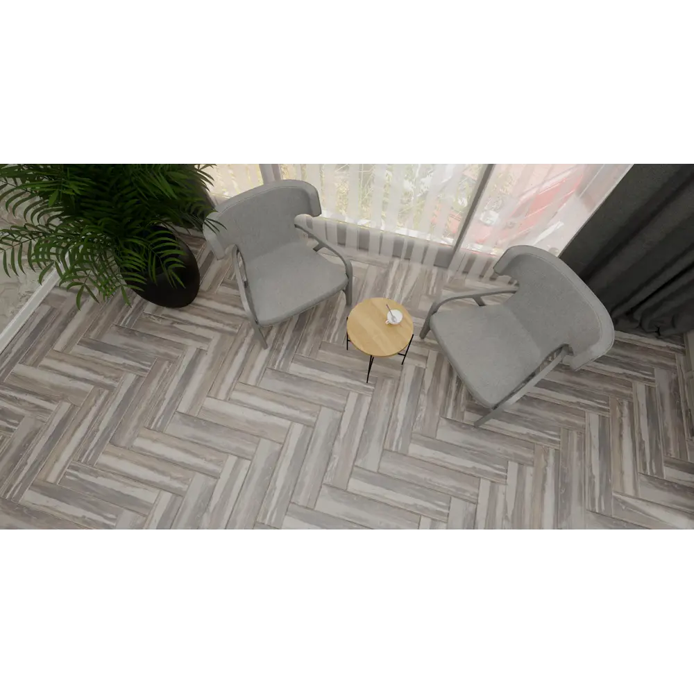 Глазурованный керамогранит Beryoza Ceramika Roots Grey 14.7x59.4 см 1.31 м² цвет серый 86276544 STLM-2000026 BERYOZA CERAMICA - Вид №3