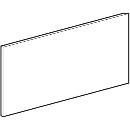 431030016 Боковая декоративная панель Geberit Bambini для детской раковины, более высокая раковина Geberit  - Вид №1