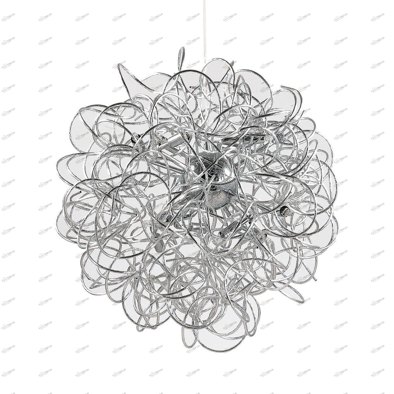 Подвесной светильник Ideal Lux Dust SP12 IDEAL LUX ДИЗАЙНЕРСКИЕ, DUST 072629 Серебро 