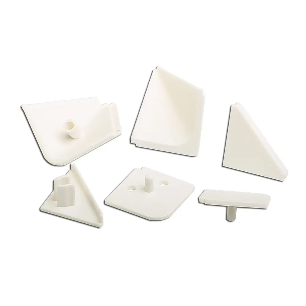 Заглушки Santreyd для плинтуса - белые ПВХ угловые элементы, 6 шт 89077973 STLM-0078084