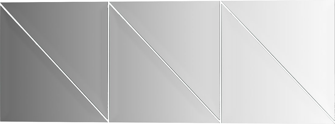 BY 1539 Зеркальная плитка с фацетом 15 mm - комплект 6 шт EVOFORM Refractive