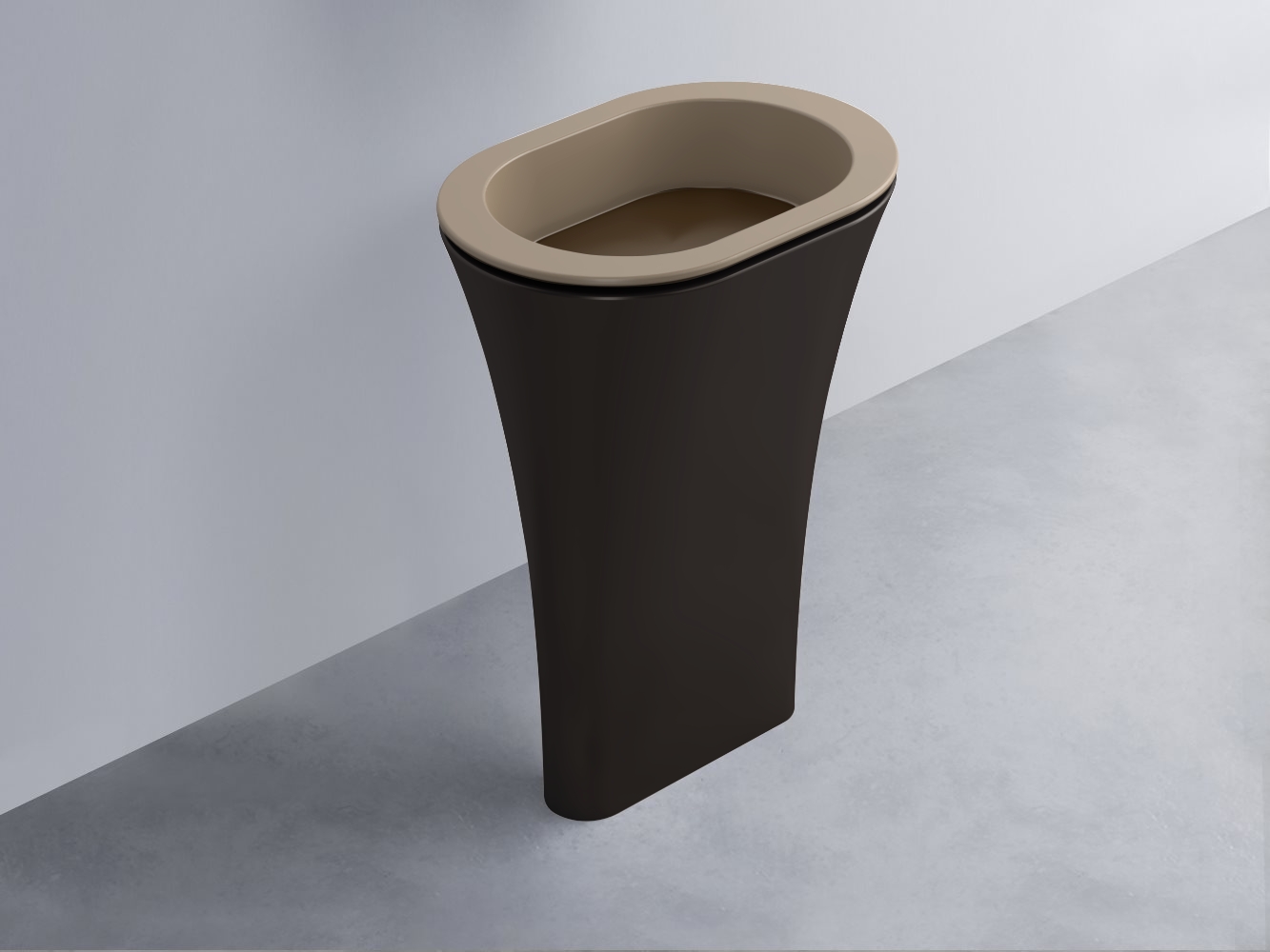 AMLA65-AN+AMPILO-CA+AMCOLO-LV Раковина Amedeo Ovale отдельностоящая cielo Enjoy + Amedeo Ceramica Cielo