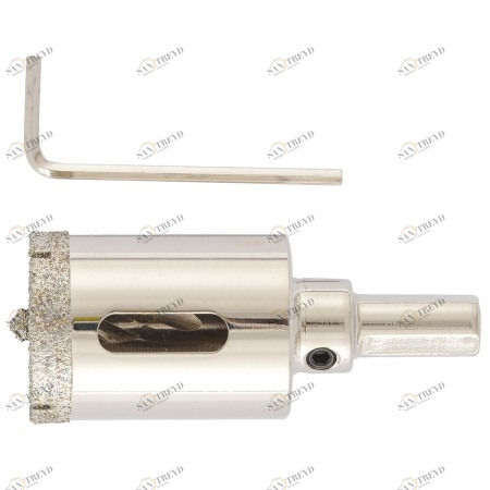 Коронка алмазное по керамограниту 30х67мм трехгранный хвостовик Matrix Матрикс 12824