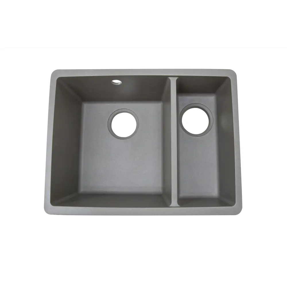 Кухонная мойка DELINIA кварцевая 55×42 см с двумя чашами 87796843 STLM-0075737 - Вид №4