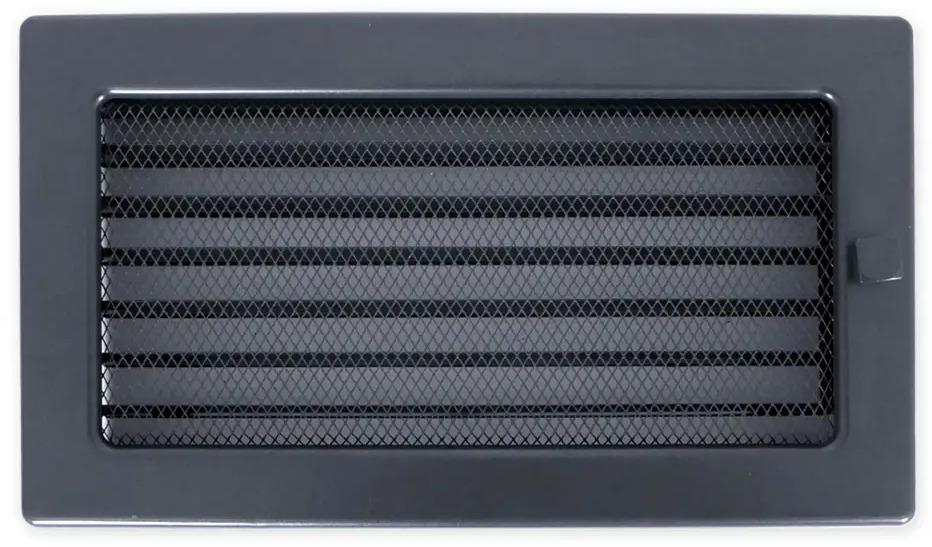 91099403 Решетка вентиляционная LK темно-серый с задвижкой 17x30см STLM-0936774