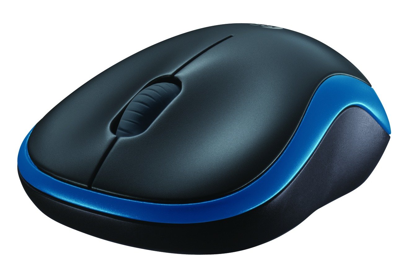 910-002239 Mouse wireless m185 blue Logitech Santreyd  - Вид №1