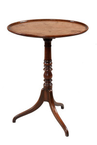 SOR27454 Стол для штатива из красного дерева с тарелкой ijlbrown