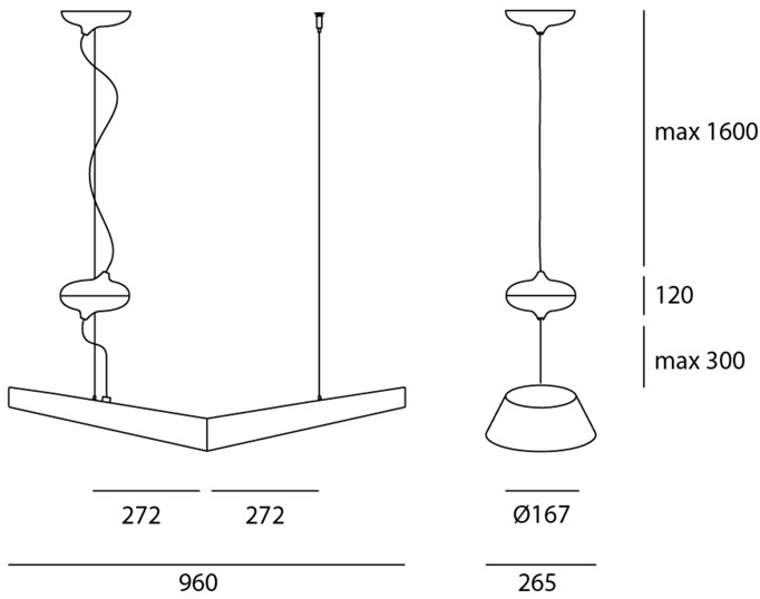 Artemide Подвесной светильник прямого света из полипропилена Mouette L860810 - Вид №3