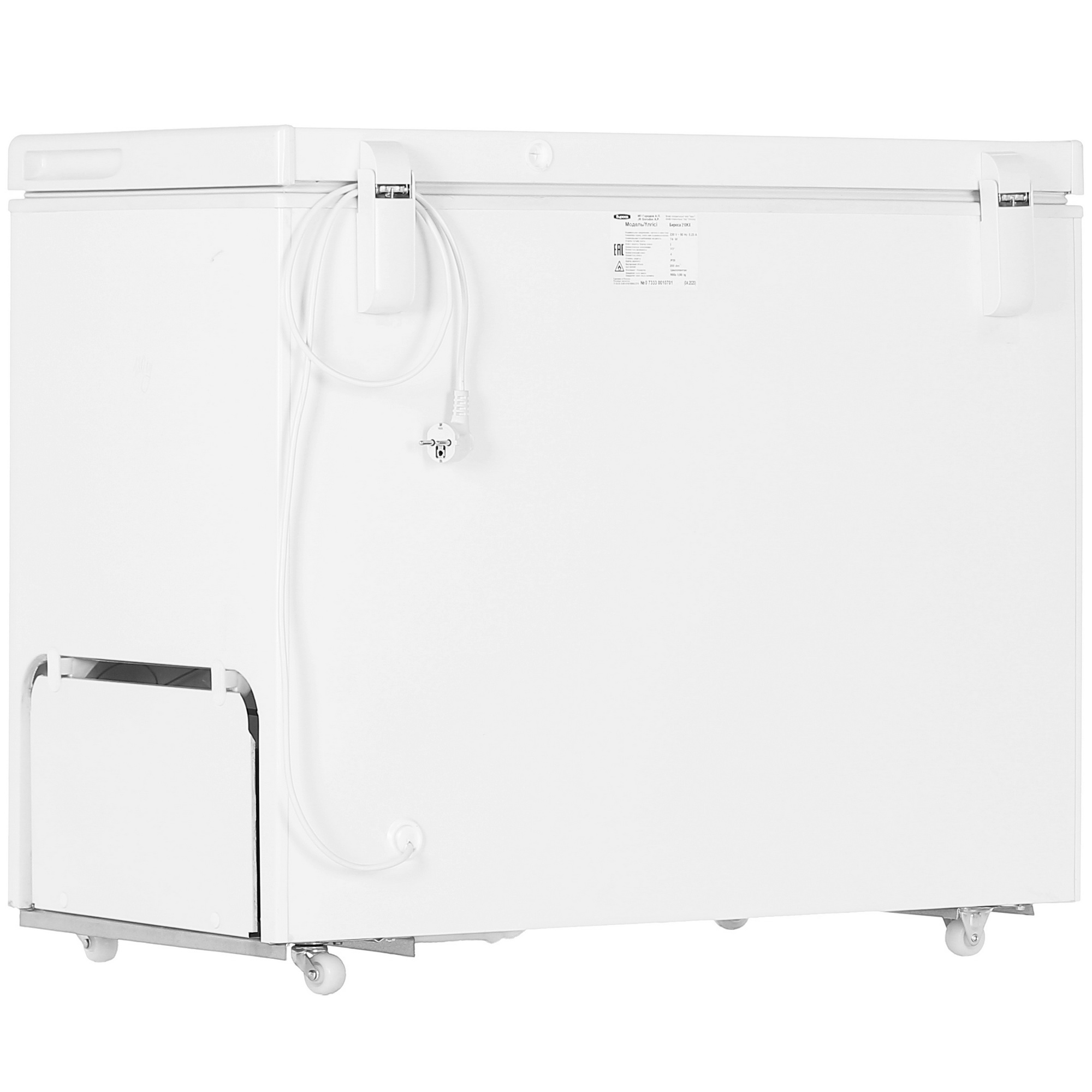 8151714 Морозильный ларь Бирюса Б-210KX белый STDN-0150467 - Вид №4