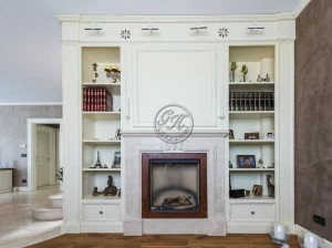 GH LAZZERINI Книжный шкаф / стенка для хранения из массива дерева