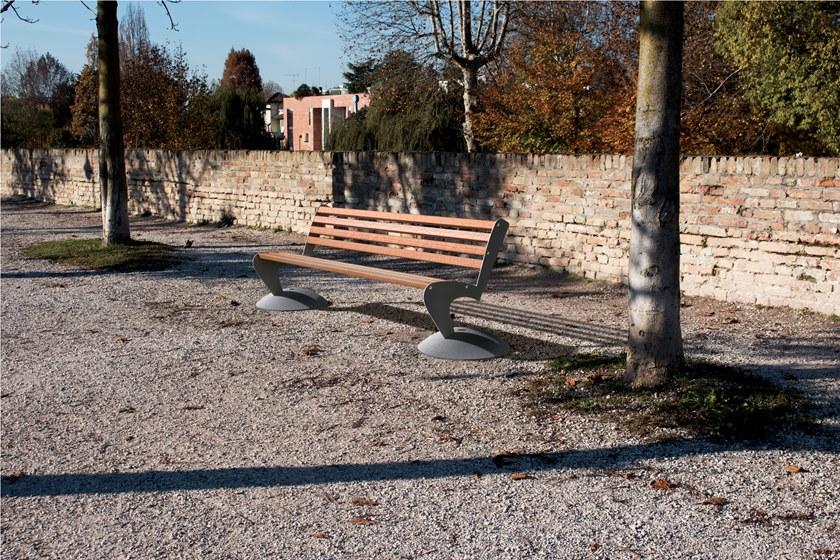 City Design Деревянная скамейка со спинкой Albatros Albatros - sw, swb - Вид №1