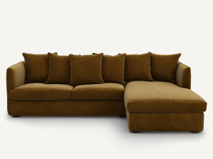 Бархатный диван