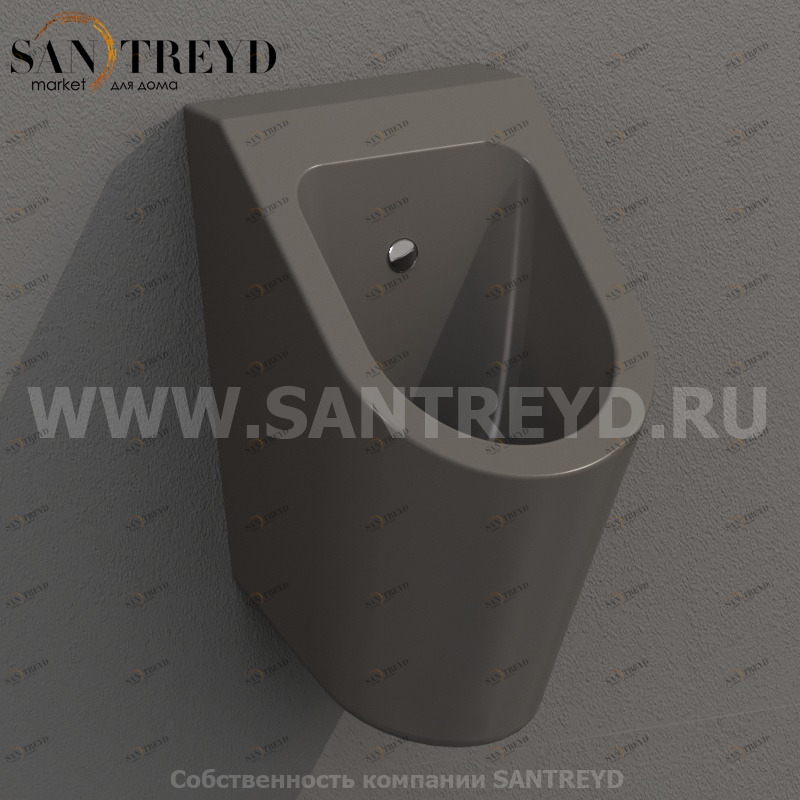 FO030AT Настенный писсуар, уринал с мушкой Ceramica Globo FORTY3