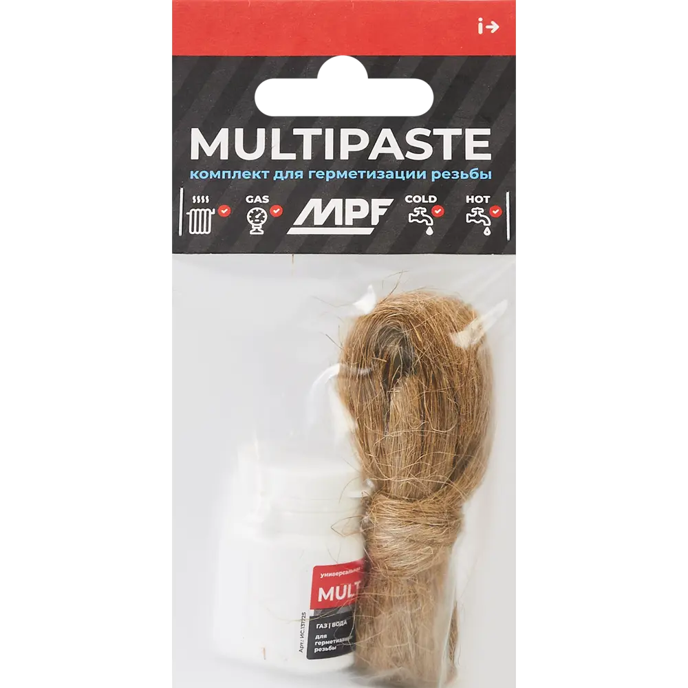 Паста уплотнительная Multipaste универсальная 25 г со льном 86867020 STLM-2055258 Santreyd  - Вид №2