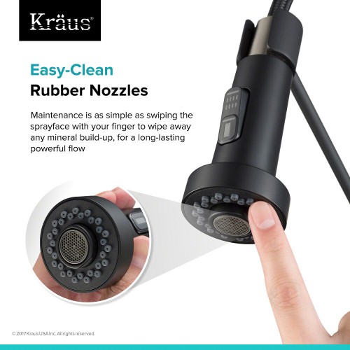 Смесители для кухни Bolden KPF-1610SSMB латунь под заказ krausru  - Вид №7