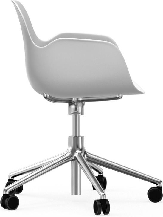 606140 Кресло Swivel 5W Gaslift Alu White Normann Copenhagen Form - Вид №2