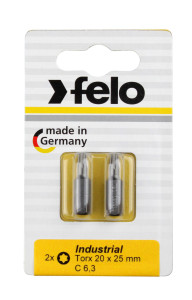 90568038 Бита Industrial 02627036 T27x25 мм, 2 шт. STLM-0286753 FELO