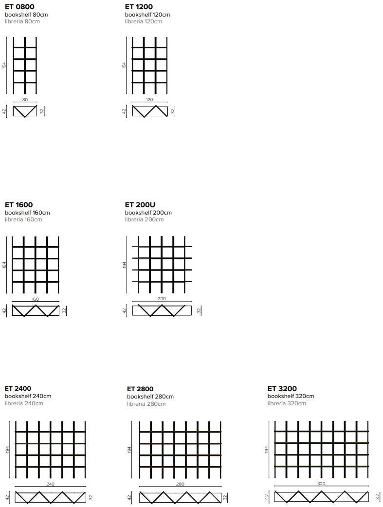 True Design Книжный шкаф отдельно стоящий модульный Ethrio sun-id-1435930 - Вид №6