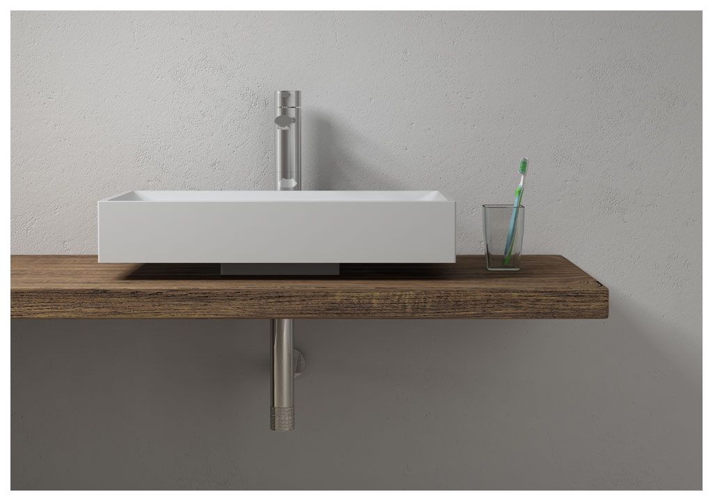 V42 Накладная раковина на столешницу  прямоугольная Aquanet  - Вид №1