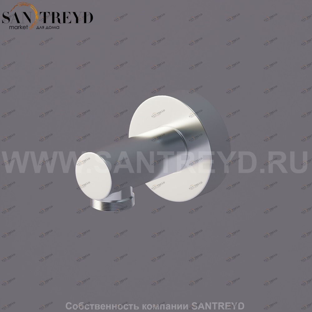 EVERGREEN Круглый выпуск для воды хромированный EG060CR Santreyd 