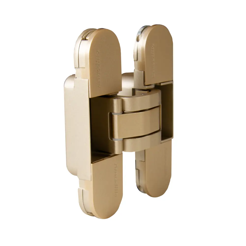 Скрытая петля дверная U3D2000 110x30x32 мм ЦАМ цвет золото ARMADILLO STLM-2022920 - Вид №1