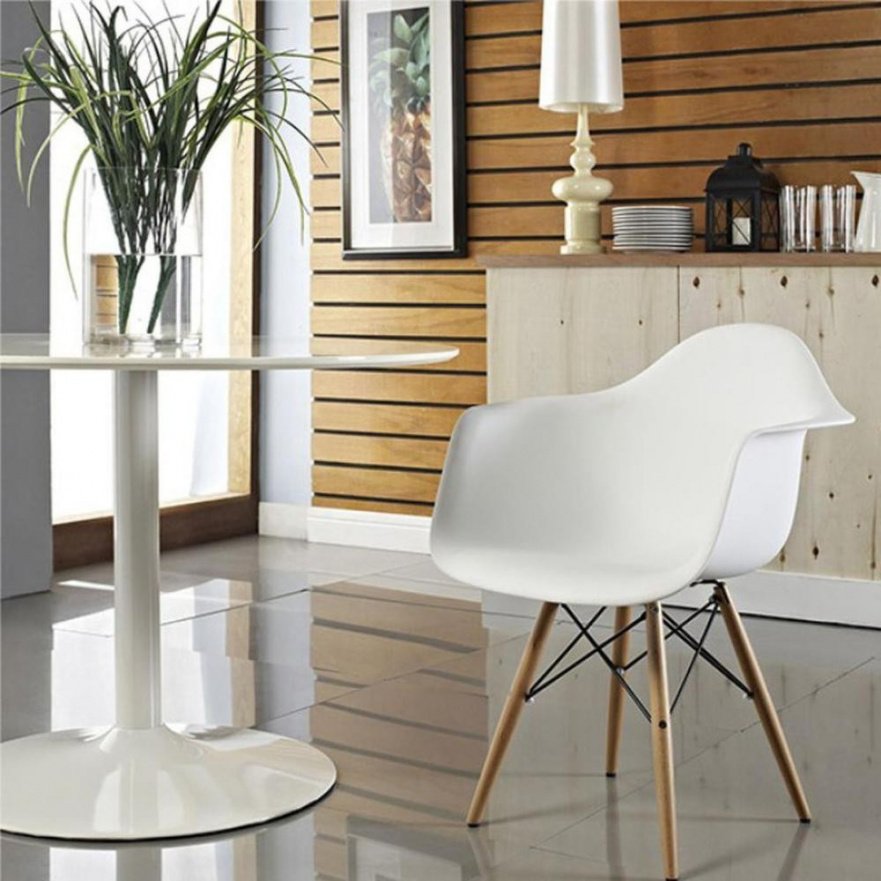 Стул Klassic Premium DAW Белый (eames style) TASHOTI ДИЗАЙНЕРСКИЕ, EAMES STYLE 010021 Белый  - Вид №2