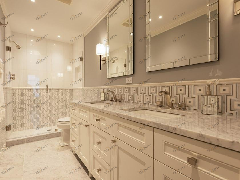 Martini Interiors Полная мебель для ванной из массива дерева Custom sun-id-1395545