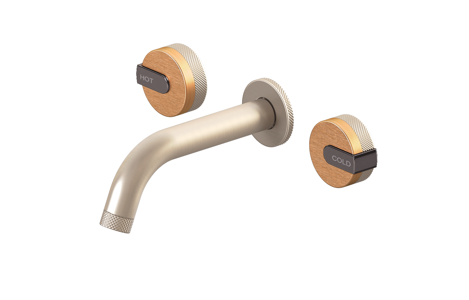 E-11530-R1BRG-L1OX-SN Смеситель для умывальника из 19,1см носикем (внешняя часть) GRAFF MOD+