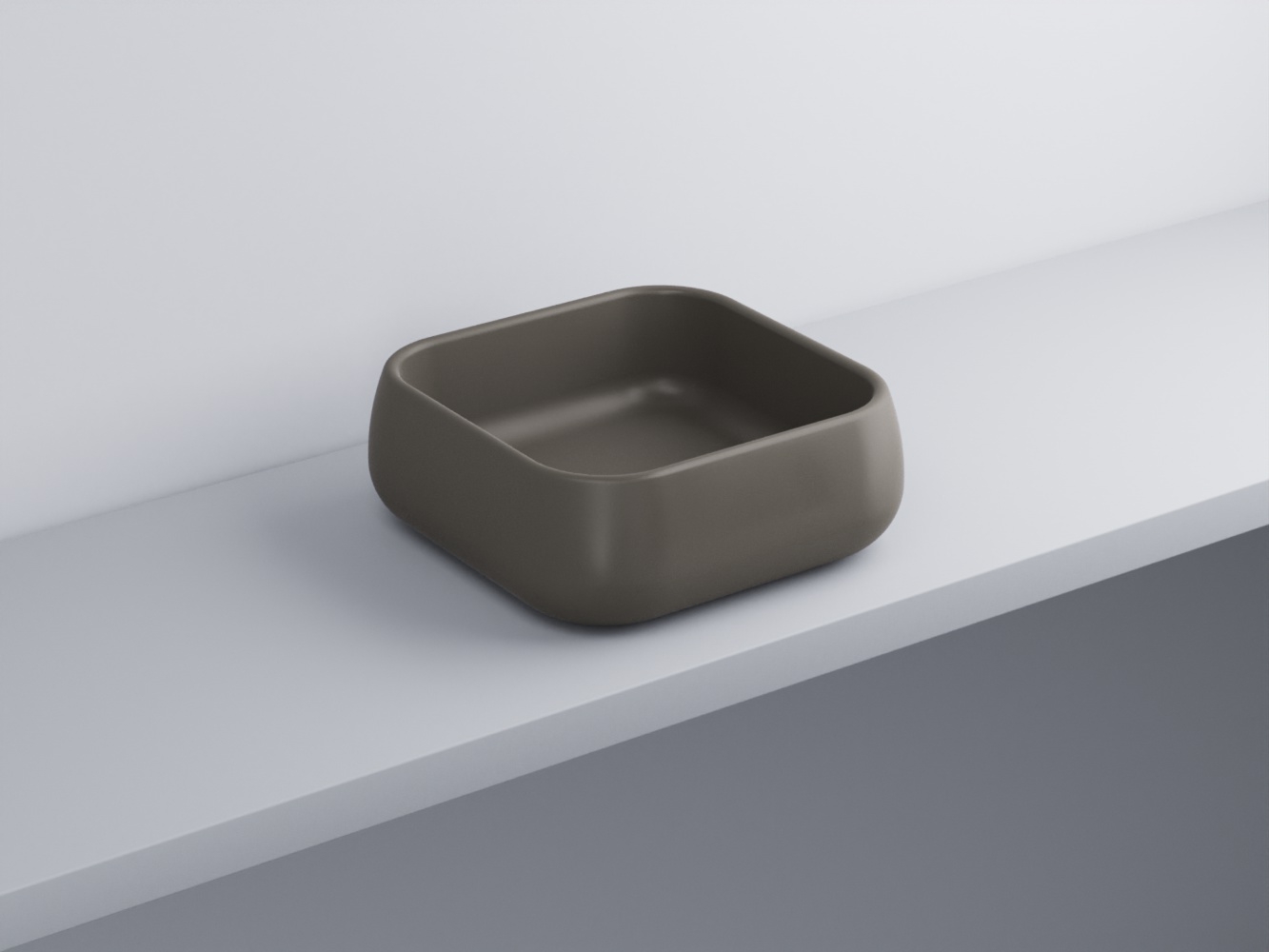 SHLAA40-FN Раковина накладная прямоугольная 40 cielo Shui Ceramica Cielo