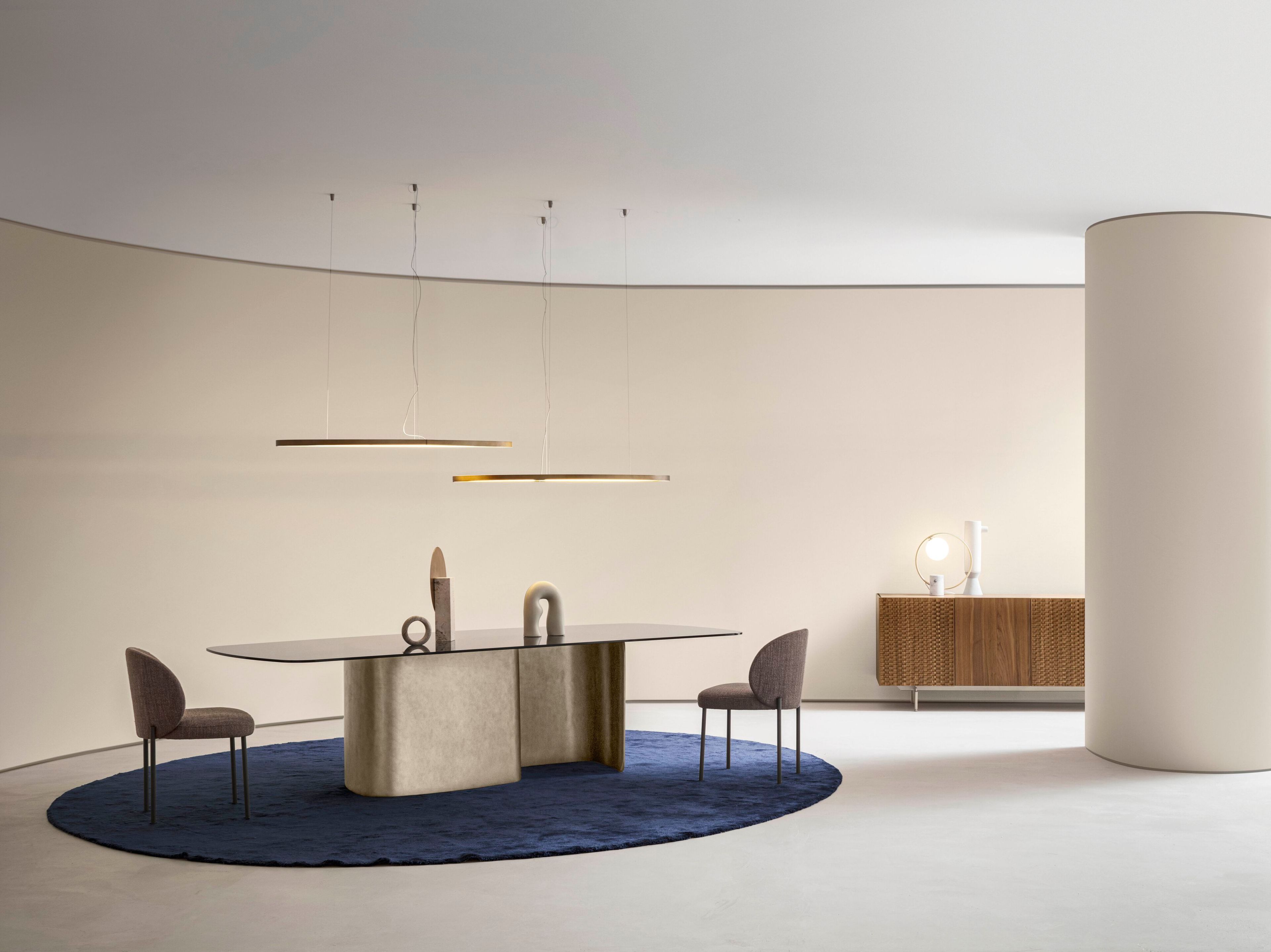 Прямоугольный деревянный обеденный стол Alf DaFrè ESSE ARCH-00126230 - Вид №8