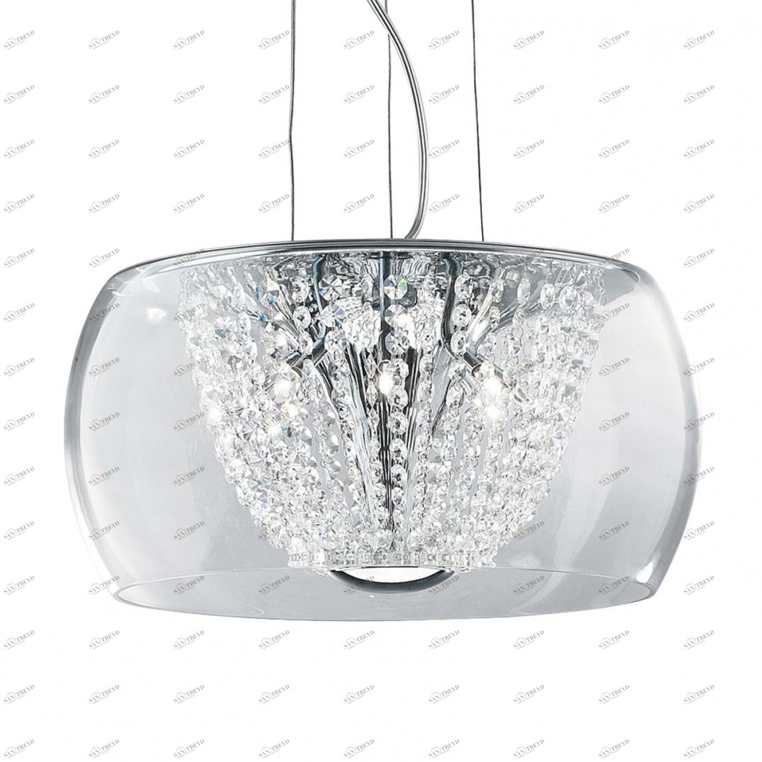 Подвесной светильник Ideal Lux Audi-61 SP8 IDEAL LUX ДИЗАЙНЕРСКИЕ, AUDI 102206 Хром 