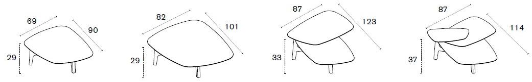 TREKU Низкий деревянный журнальный столик Lore sun-id-1378674 - Вид №5