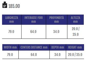 Cosma Ручка мебельная мостовая из замака  12218  - Вид №1