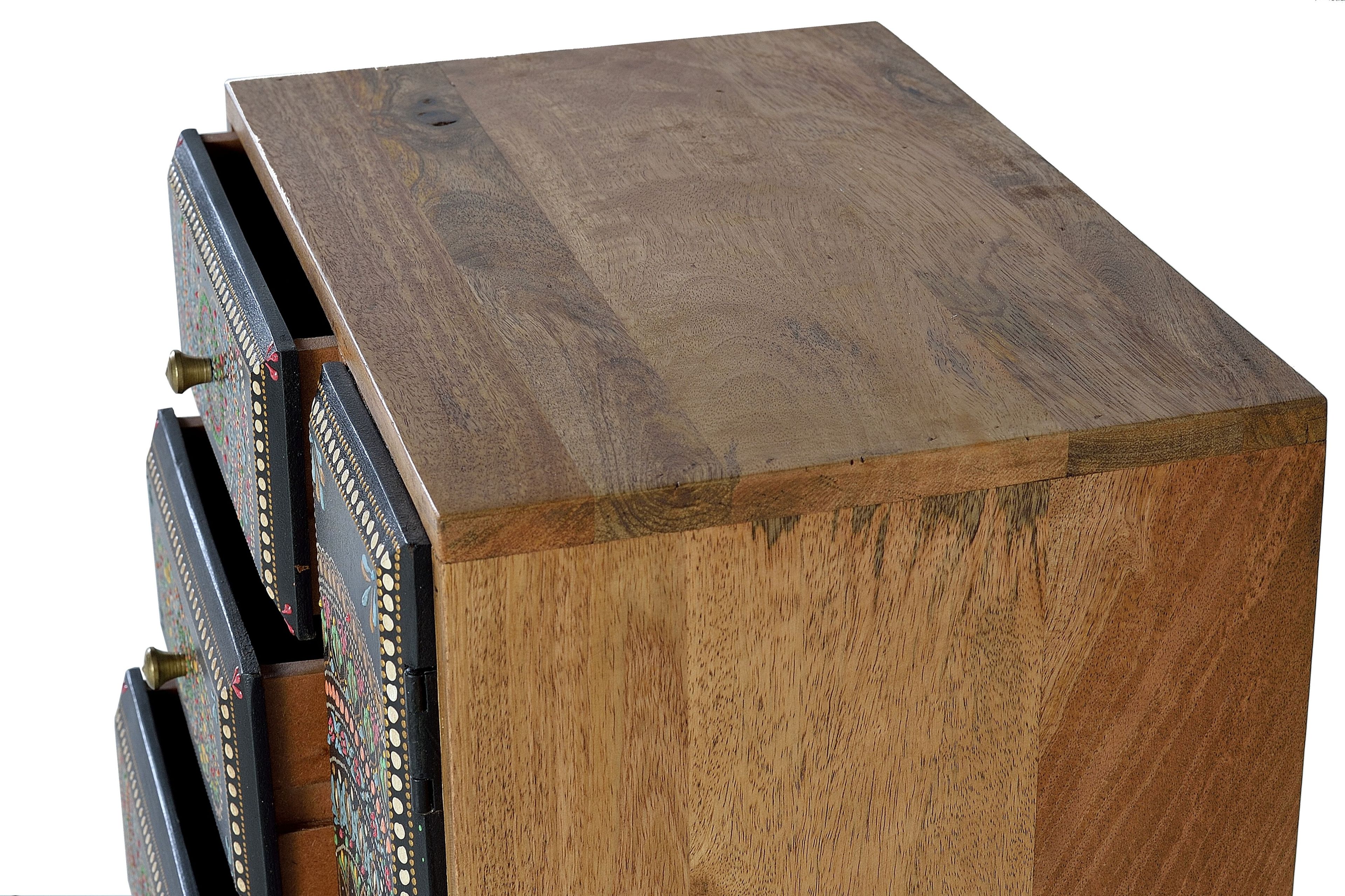 Прямоугольная тумбочка из манго с ящиками Giner y Colomer 1374 ARCH-00079888 - Вид №5