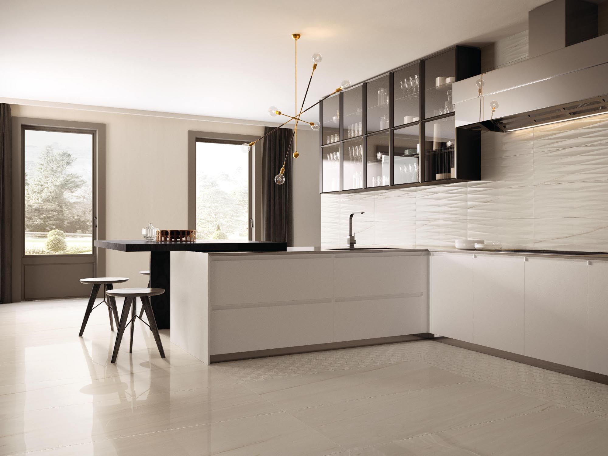 Пол из керамогранита с мраморным эффектом Supergres Чистота мрамора ARCH-00080391 - Вид №6