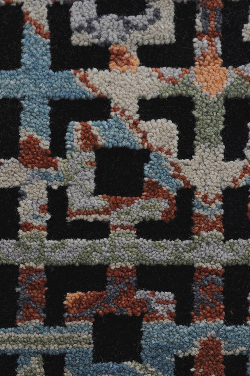 I + I Коврик из шерсти и хлопка с геометрическими мотивами  C 67f  - Вид №2