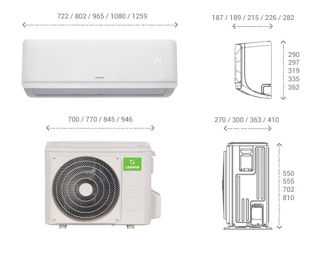 Настенная сплит-система LESSAR LS-H12KPA2 / LU-H12KPA2 sun-id-683920 - Вид №4