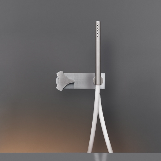 Настенный прогрессивный набор смеситель для ванной / душем с цилиндрическая ручной душ диаметр 18 мм  ZIQ42 CEADESIGN  - Вид №1