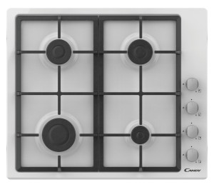 90604637 Встраиваемая электрическая варочная панель CHG6LW 59x8x51 см 4 конфорки цвет белый STLM-0303180 CANDY