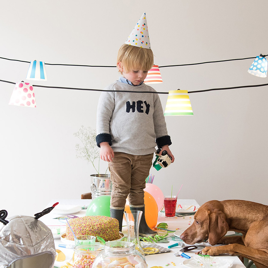 Гирлянда праздничная Рarty Рolonaise, узор Celebration Fatboy 100269 - Вид №2