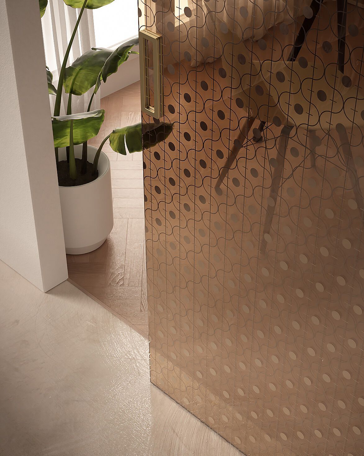 Раздвижные стеклянные двери DIERRE Lucenti ARCH-00004713