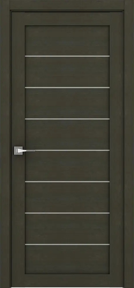 91242093 Дверь межкомнатная Uberture Eco-light 2125 остеклённая 200x80см пленка ПВХ цвет шоко велюр без замка и петель STLM-0896924