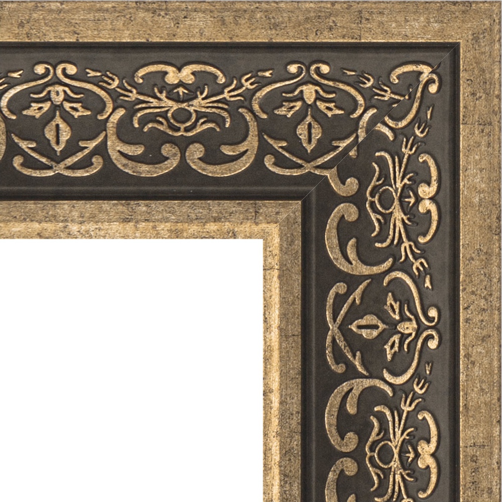 BY 6132 Зеркало напольное с фацетом в багетной раме - вензель серебряный 101 mm EVOFORM Exclusive floor - Вид №5