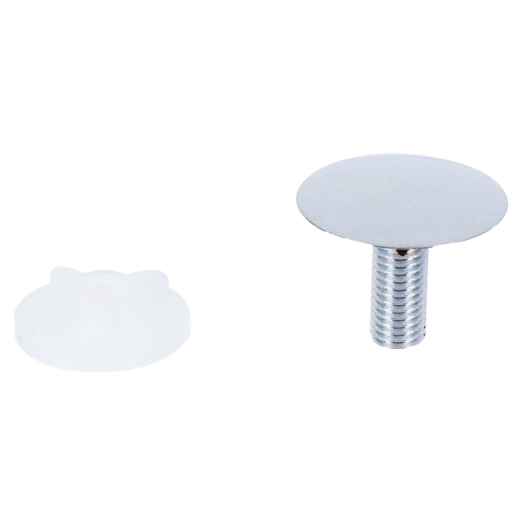 18657801 Заглушка для раковины цвет хром STLM-0011904 Santreyd  - Вид №1