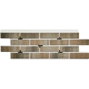 Термопанель рядовая Мосстрой-31 Brick Stone бежевый 118x41x5 см